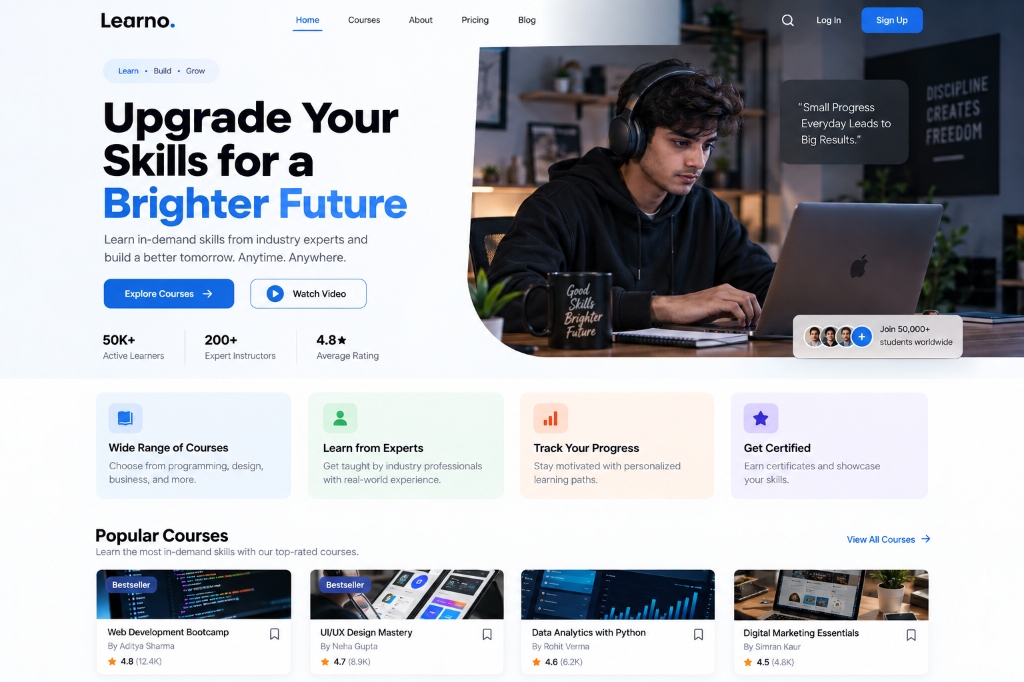 Learno UI Design